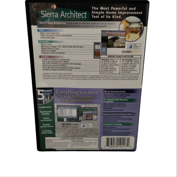 Sierra Architect and Custom Land Design PC software Home & Office 3D Design 4.0 - Picture 2 of 6